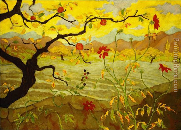 Apple Tree With Red Fruit painting - Paul Ranson Apple Tree With Red Fruit art painting